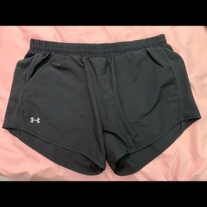 Under Armour black athletic shorts in size medium